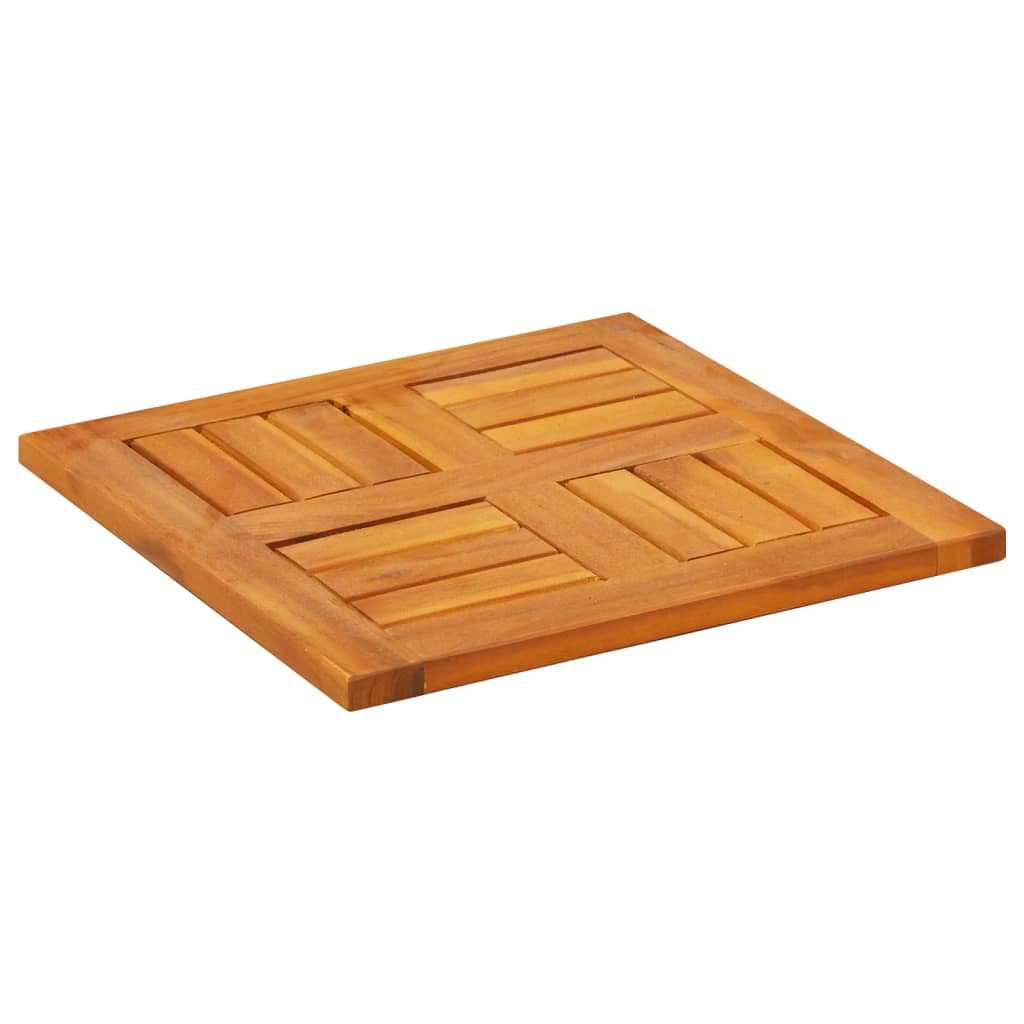 Piano per Tavolo 40x40x2 cm Quadrato Legno Massello di Faggio