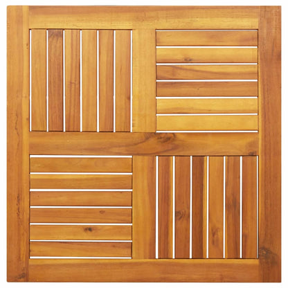Piano per Tavolo 70x70x2 cm Quadrato Legno Massello di Faggio