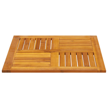 Piano per Tavolo 70x70x2 cm Quadrato Legno Massello di Faggio