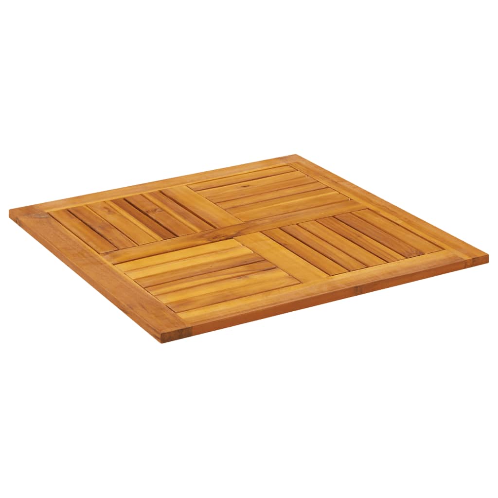 Piano per Tavolo 70x70x2 cm Quadrato Legno Massello di Faggio