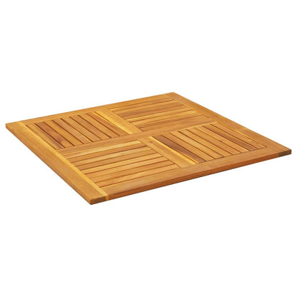 Piano per Tavolo 90x90x2,2 cm Quadrato Legno Massello di Faggio