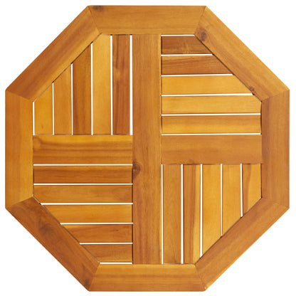 Piano per Tavolo 60x60x2 cm Ottagonale Legno Massello di Acacia