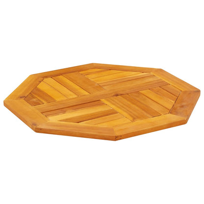Piano per Tavolo 60x60x2 cm Ottagonale Legno Massello di Acacia