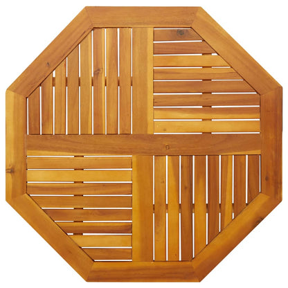 Piano per Tavolo 90x90x2,2 cm Ottagonale Legno Massello Acacia