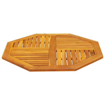 Piano per Tavolo 90x90x2,2 cm Ottagonale Legno Massello Acacia