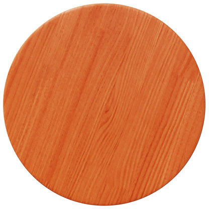 Piano Tavolo Rotondo Marrone Cera Ã˜30x2,5cm Legno Massello Pino