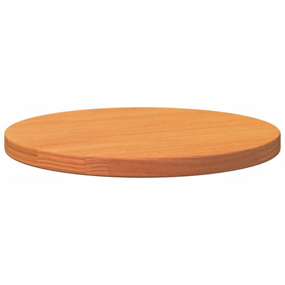 Piano Tavolo Rotondo Marrone Cera Ã˜40x2,5cm Legno Massello Pino