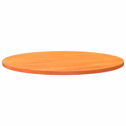 Piano Tavolo Rotondo Marrone Cera Ã˜90x2,5cm Legno Massello Pino