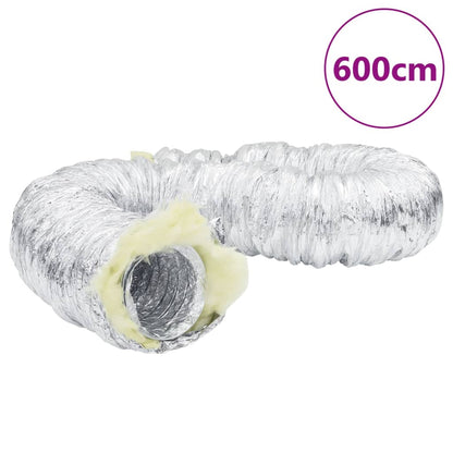 Condotto di Ventilazione Isolato in Alluminio 6m Ã˜12,5cm