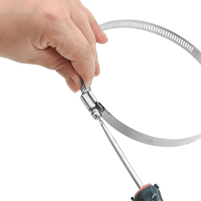 Fascette Stringitubo 6pz 91-165 mm in Acciaio Inox 304