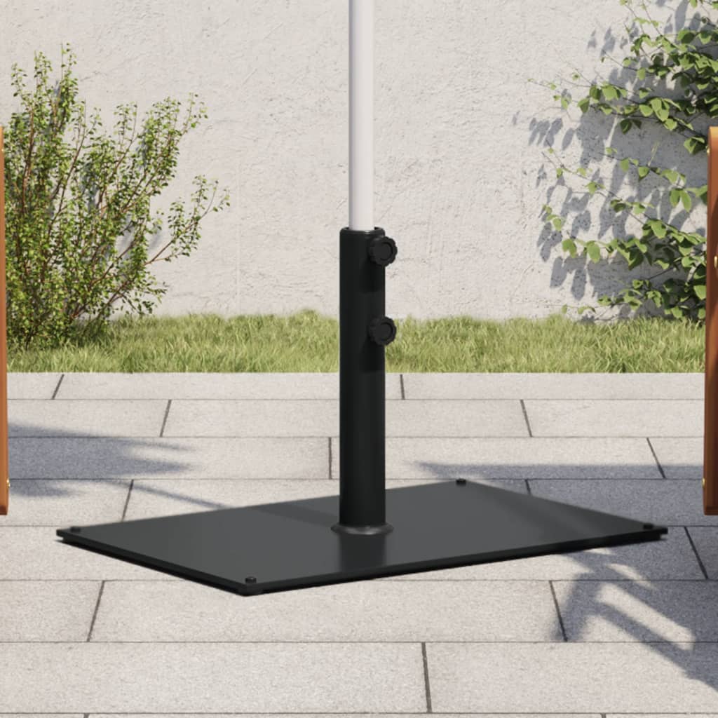 Base per Ombrellone per Pali Ã˜32/38/48 mm 15 kg Rettangolare