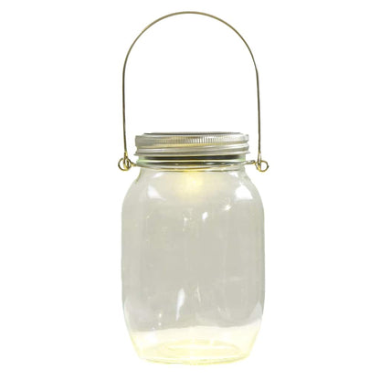Lampada Solare in Vetro da Esterno 12pz Bianco Caldo