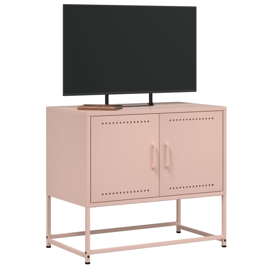 Mobile TV Rosa 68,5x39x60,5 cm in Acciaio