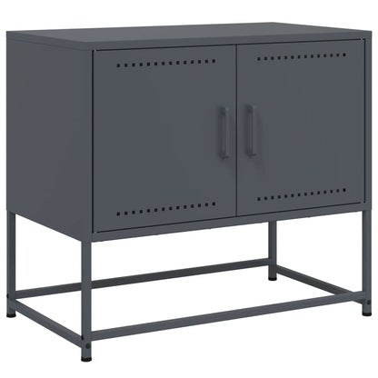 Mobile TV Antracite 68,5x39x60,5 cm in Acciaio