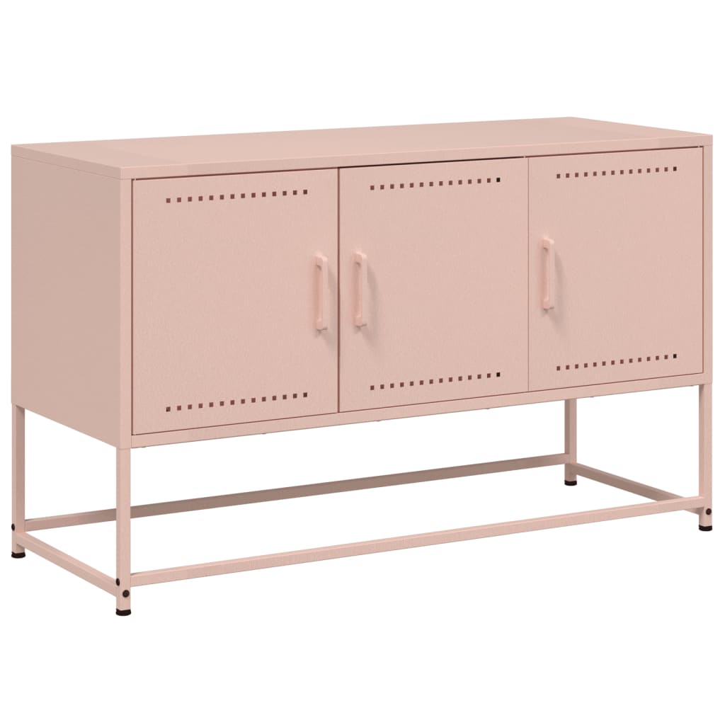 Mobile TV Rosa 100,5x39x60,5 cm in Acciaio