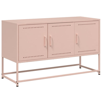 Mobile TV Rosa 100,5x39x60,5 cm in Acciaio