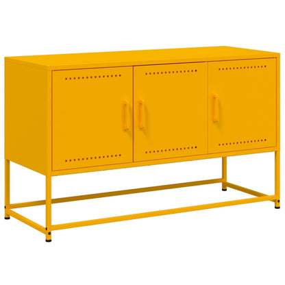 Mobile TV Giallo Senape 100,5x39x60,5 cm in Acciaio