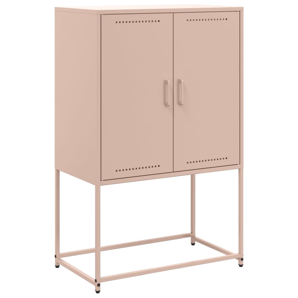 Credenza Rosa 68,5x38,5x107 cm in Acciaio