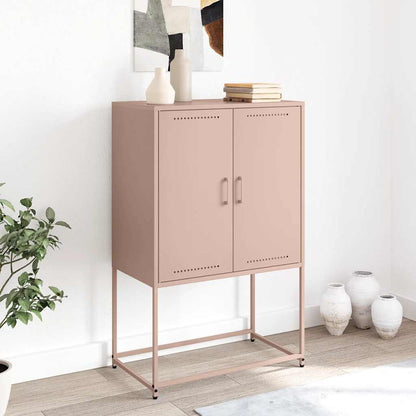 Credenza Rosa 68,5x38,5x107 cm in Acciaio