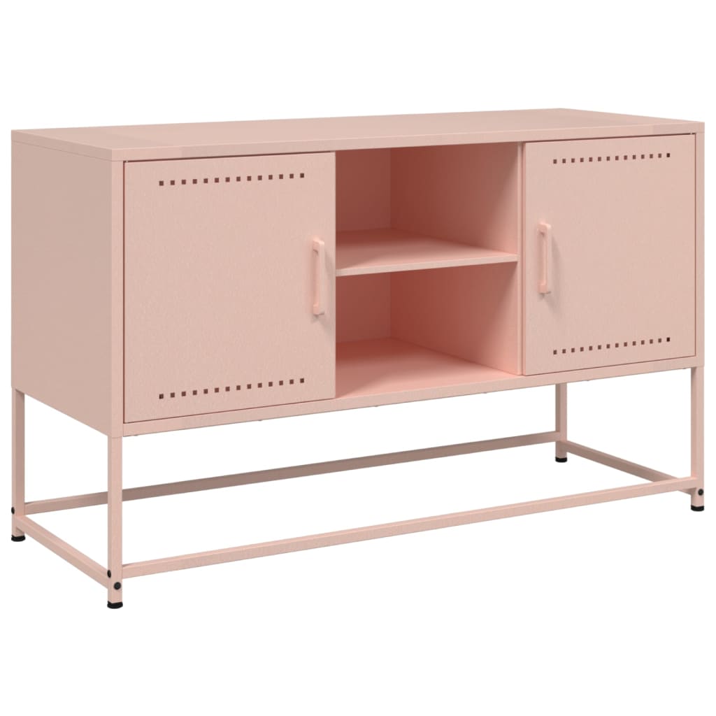 Mobile TV Rosa 100,5x39x60,5 cm in Acciaio