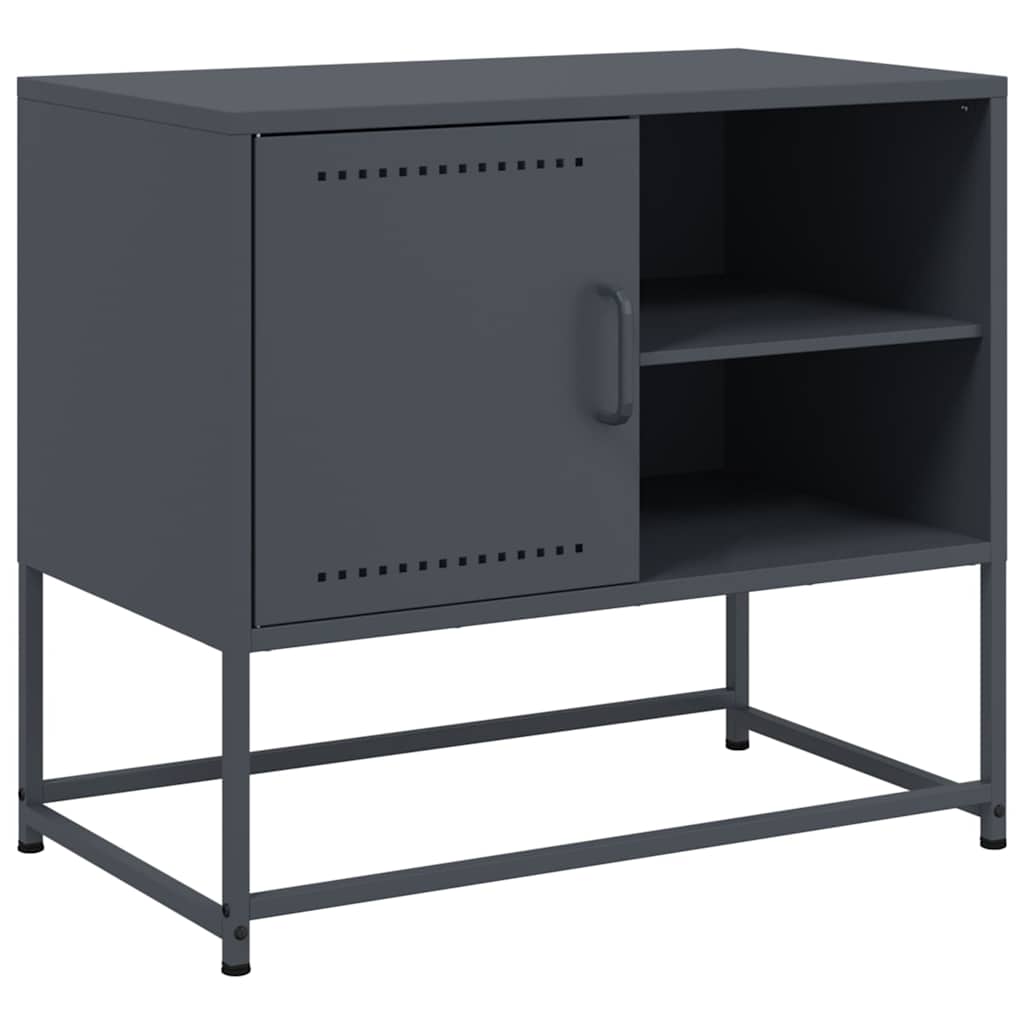 Mobile TV Antracite 68x39x60,5 cm in Acciaio