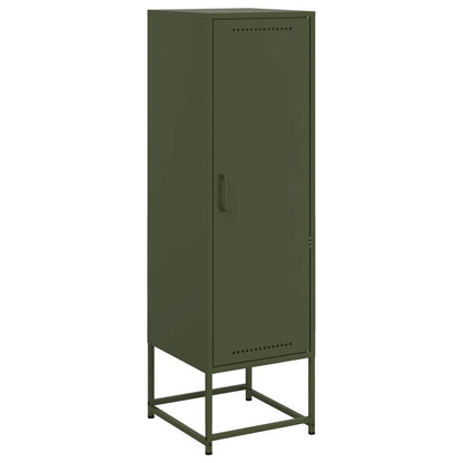 Credenza Verde Oliva 36x39x123 cm in Acciaio