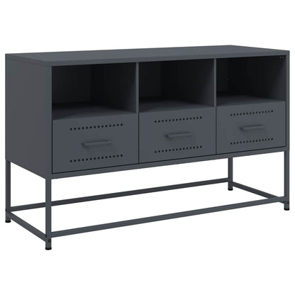 Mobile TV Antracite 100,5x39x60,5 cm in Acciaio