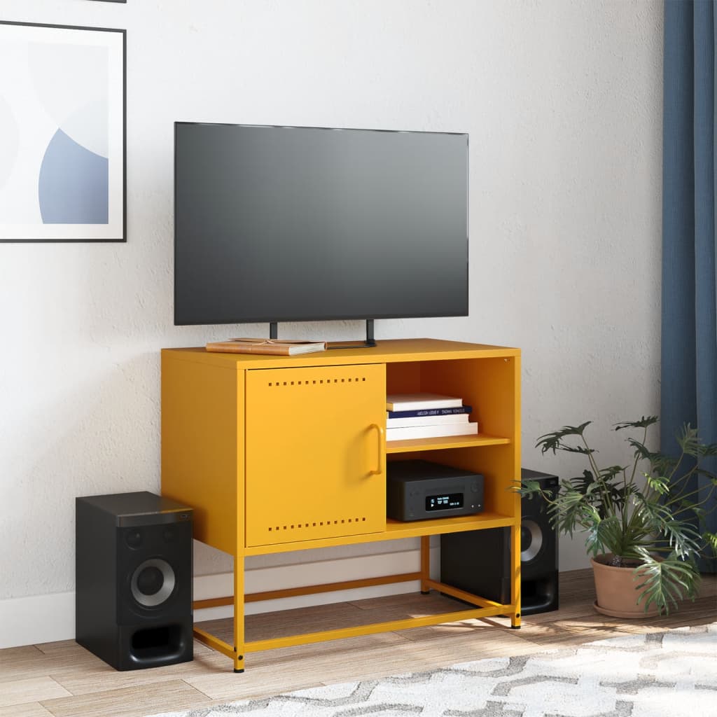 Mobile TV Antracite 100,5x39x60,5 cm in Acciaio
