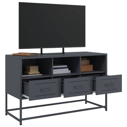 Mobile TV Antracite 100,5x39x60,5 cm in Acciaio