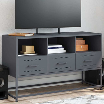 Mobile TV Antracite 100,5x39x60,5 cm in Acciaio