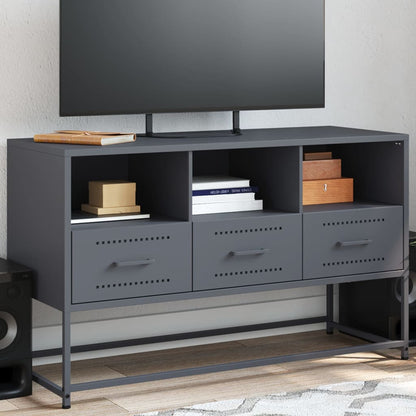 Mobile TV Antracite 100,5x39x60,5 cm in Acciaio