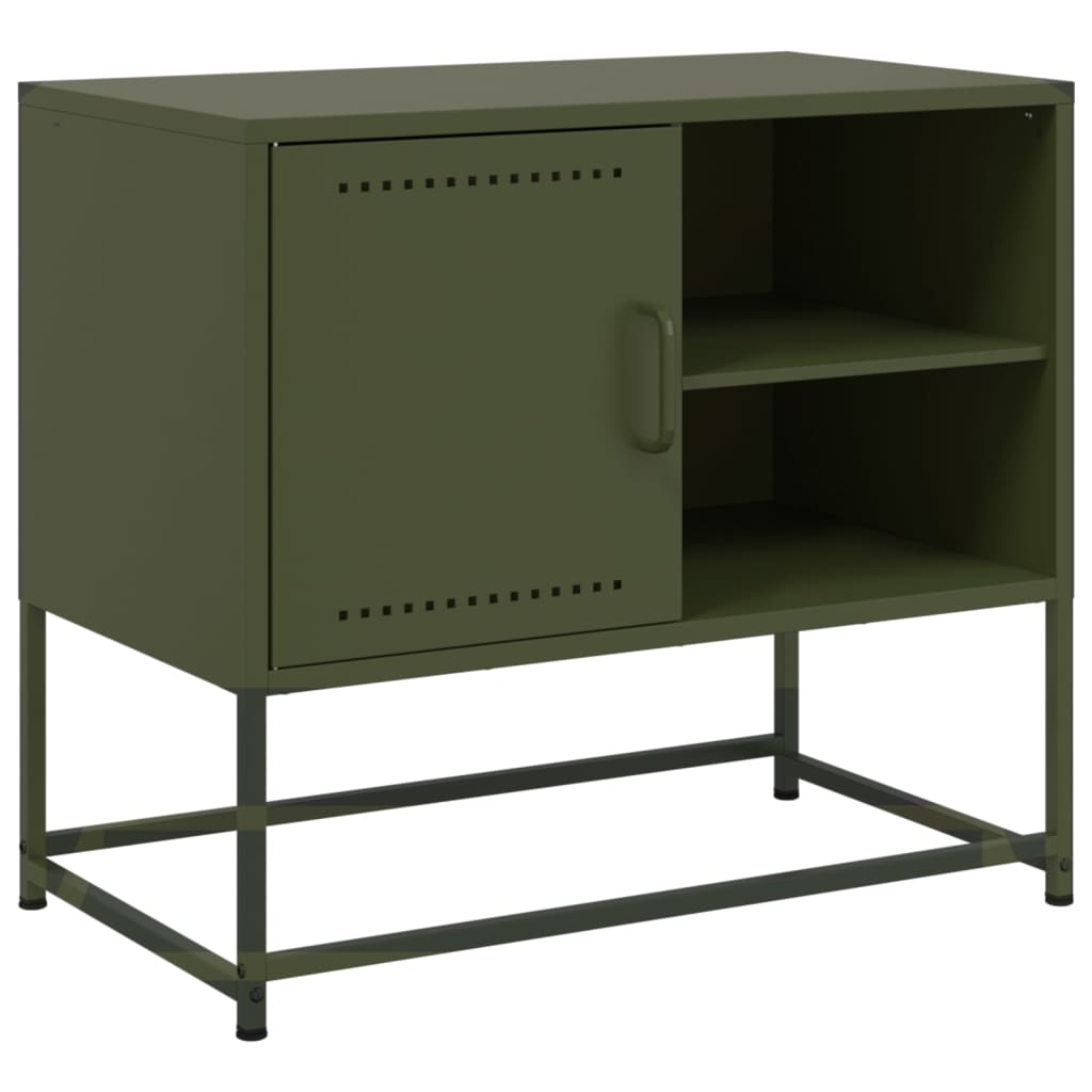 Mobile TV Giallo Senape 100,5x39x60,5 cm in Acciaio
