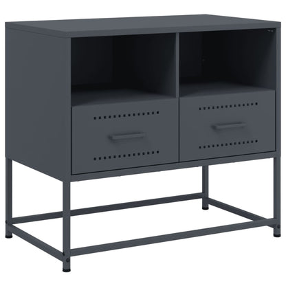 Mobile TV Antracite 68x39x60,5 cm in Acciaio