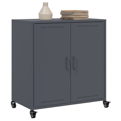 Credenza Antracite 68,5x39x72 cm in Acciaio