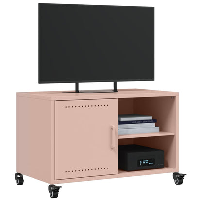 Mobile TV Rosa 68x39x43,5cm in Acciaio Laminato a Freddo