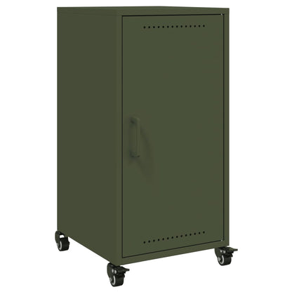 Credenza Verde Oliva 36x39x72 cm in Acciaio