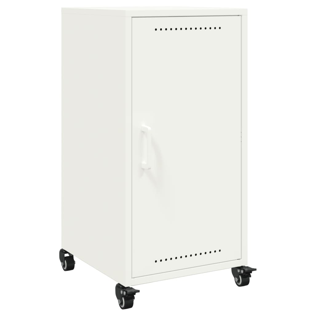 Credenza Bianca 36x39x72 cm in Acciaio