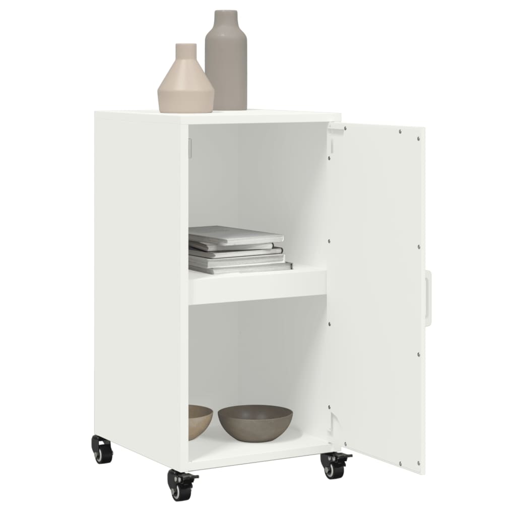 Credenza Bianca 36x39x72 cm in Acciaio