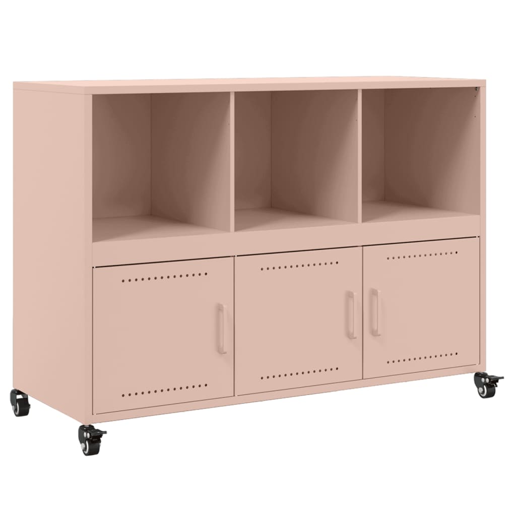 Credenza Rosa 100,5x39x72 cm in Acciaio