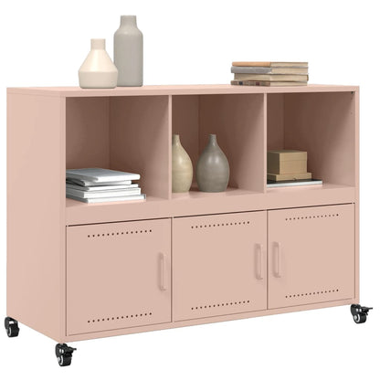 Credenza Rosa 100,5x39x72 cm in Acciaio