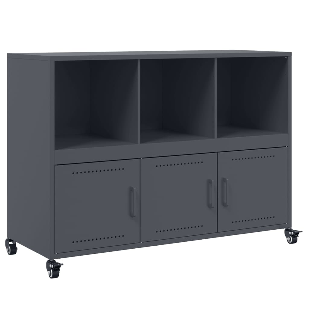 Credenza Antracite 100,5x39x72 cm in Acciaio