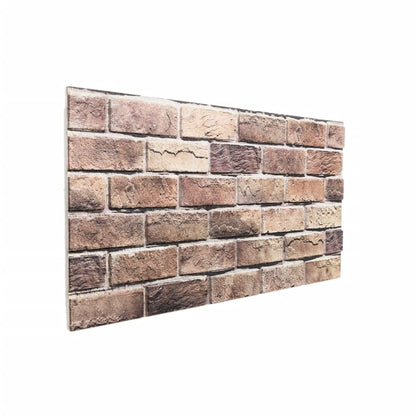 Pannelli Murali 3D 10 pz Marrone 100x50 cm EPS