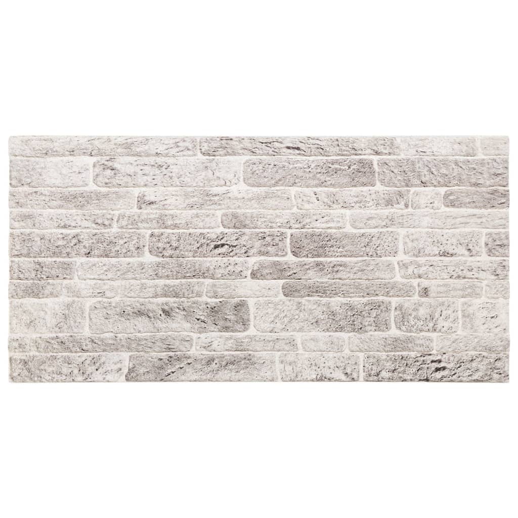 Pannelli Murali 3D 10 pz Grigio Chiaro 100x50 cm EPS