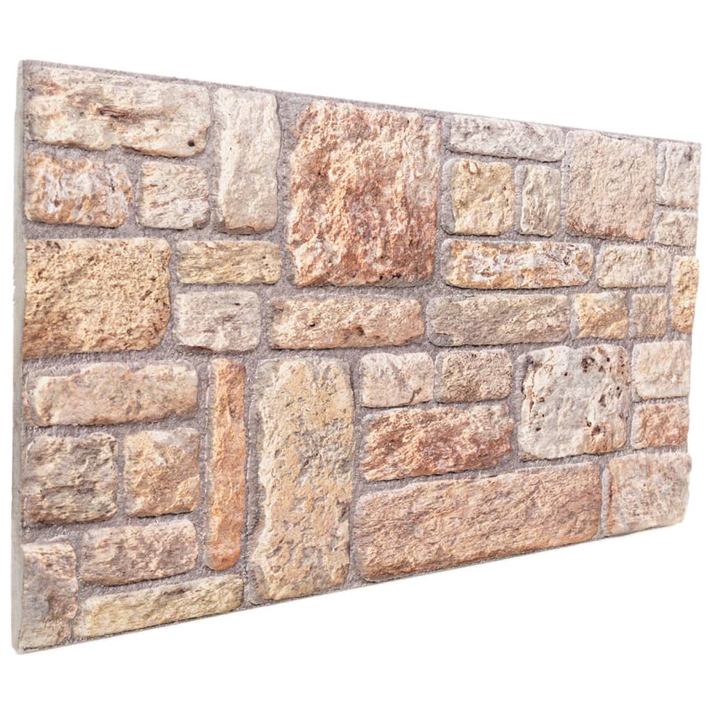 Pannelli Murali 3D 10 pz Marrone 100x50 cm EPS