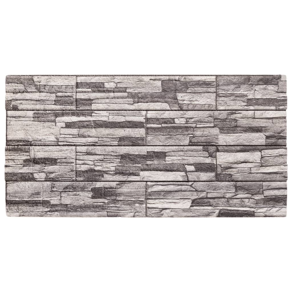 Pannelli Murali 3D 10 pz Grigio Chiaro 100x50 cm EPS