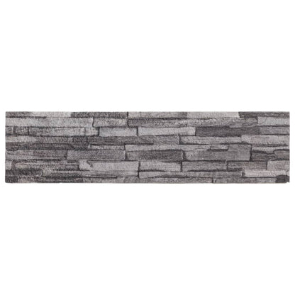 Pannelli Murali 3D 14 pz Antracite 100x25 cm EPS