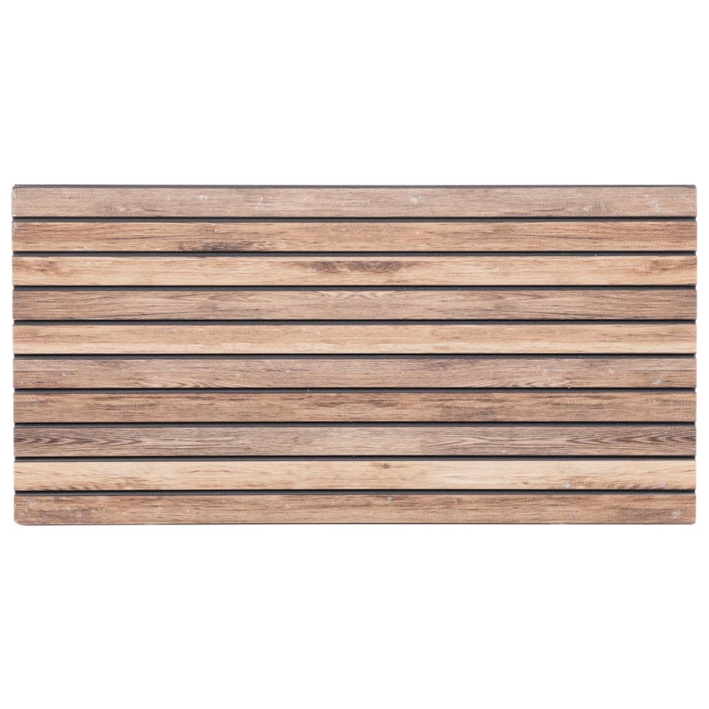 Pannelli Murali 3D 5 pz Marrone Chiaro 100x50 cm EPS