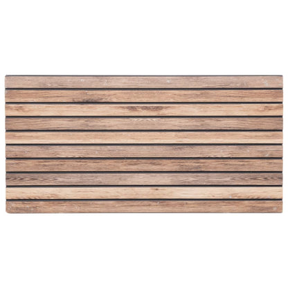 Pannelli Murali 3D 5 pz Marrone Chiaro 100x50 cm EPS