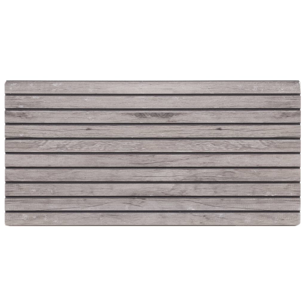 Pannelli Murali 3D 5 pz Grigio 100x50 cm EPS