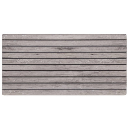 Pannelli Murali 3D 5 pz Grigio 100x50 cm EPS